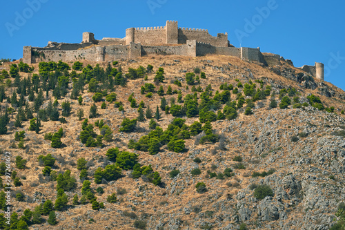 Die Burg Larissa, Argos, Peloponnes, Griechenland.
