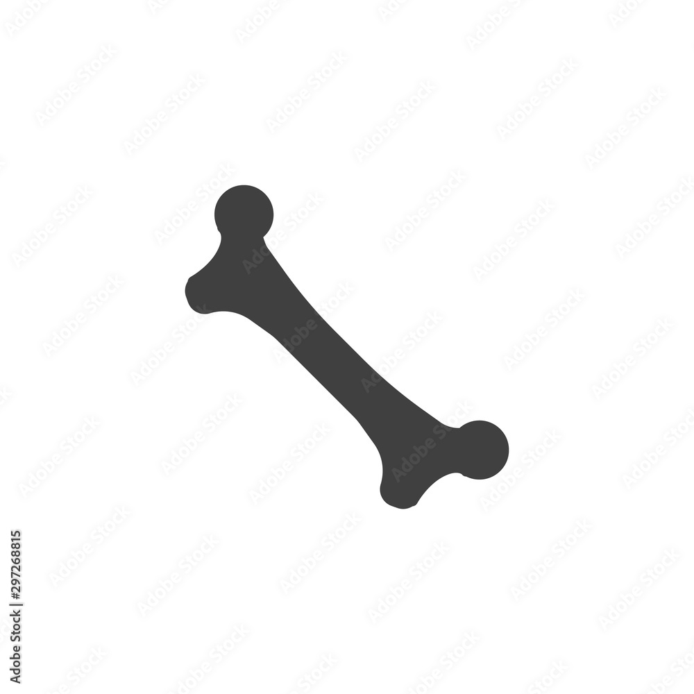 Human bone vector icon. filled flat sign for mobile concept and web design. Bone glyph icon. Symbol, logo illustration. Vector graphics Human bone vector icon. filled flat sign for mobile concept and web design. Bone glyph icon. Symbol, logo illustration. Vector graphics