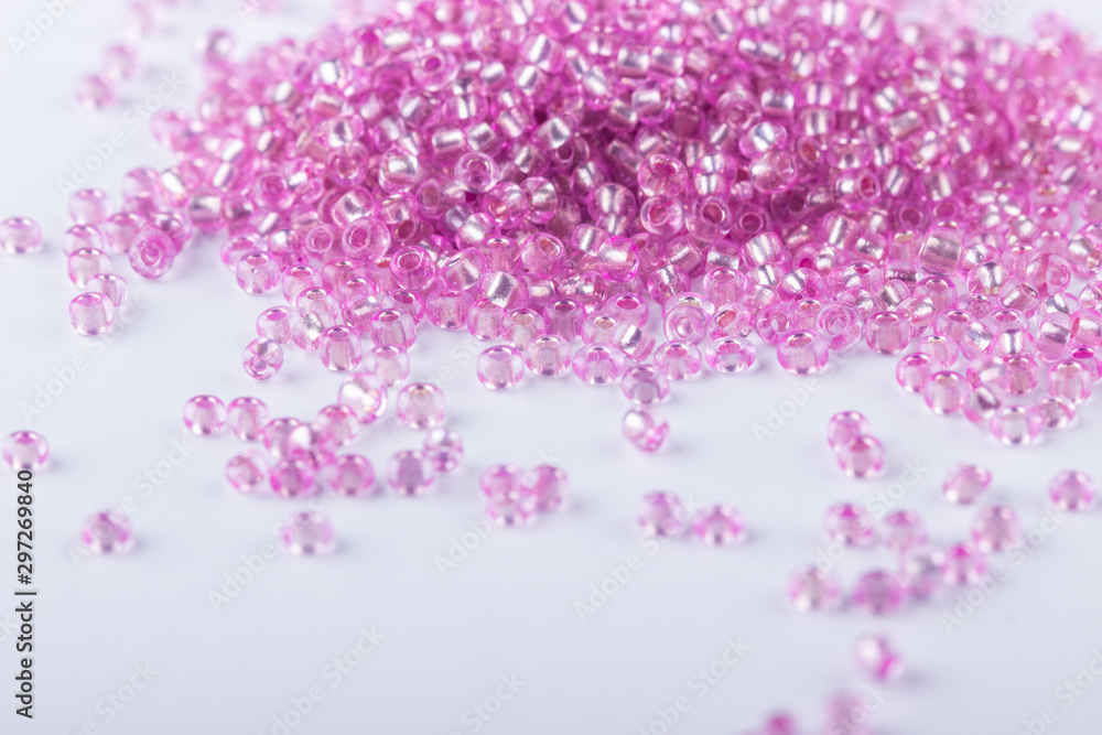 Glass seed beads