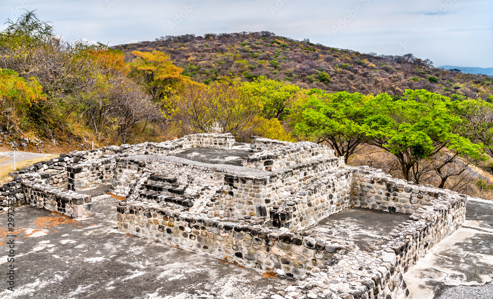 Xochicalco archaeological site in Mexico