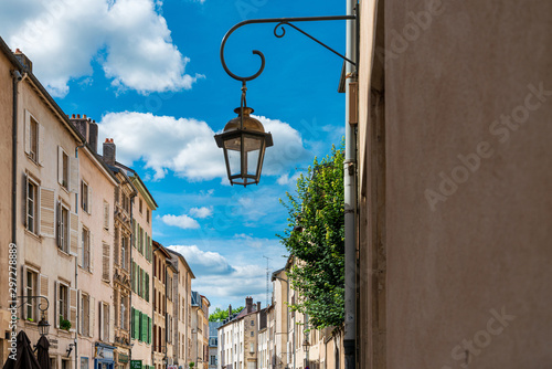 Fototapeta Naklejka Na Ścianę i Meble -  NANCY, FRANCE - June 23, 2018: Antique building view in Old Town Nancy, France