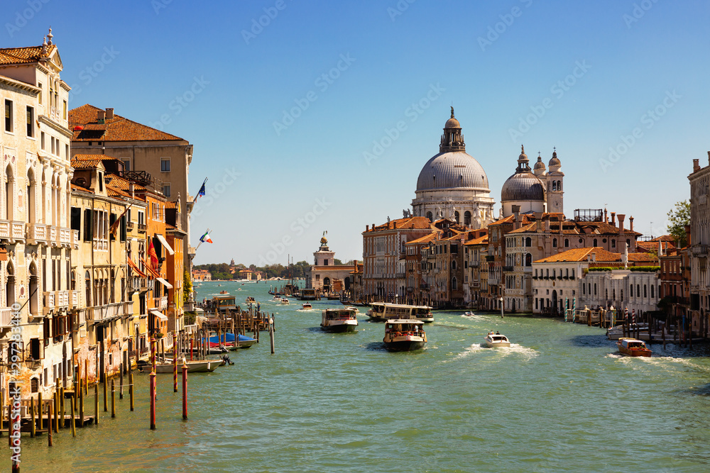 Venetian Grand canal with Salute, Italy