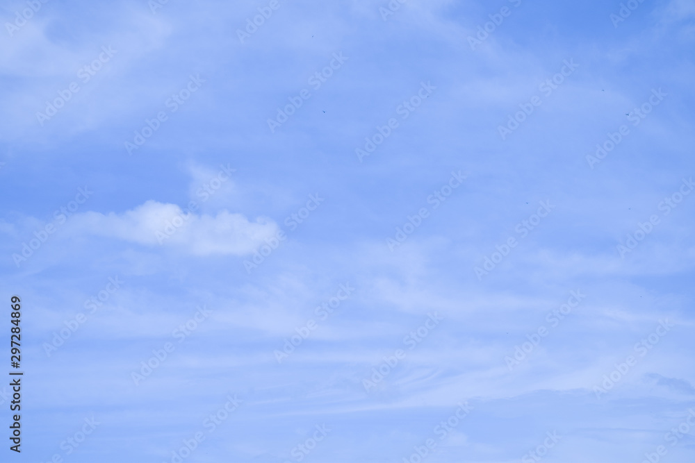 blue sky with clounds background