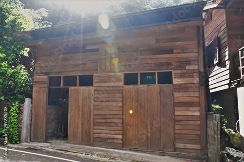 old wooden house
