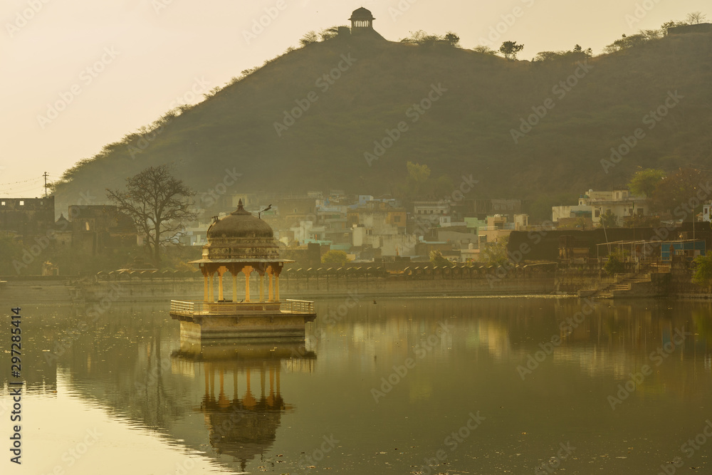 Fototapeta premium Nawal Sagar Lake in Bundi. India