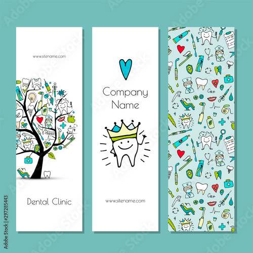 Banners design, dental clinic