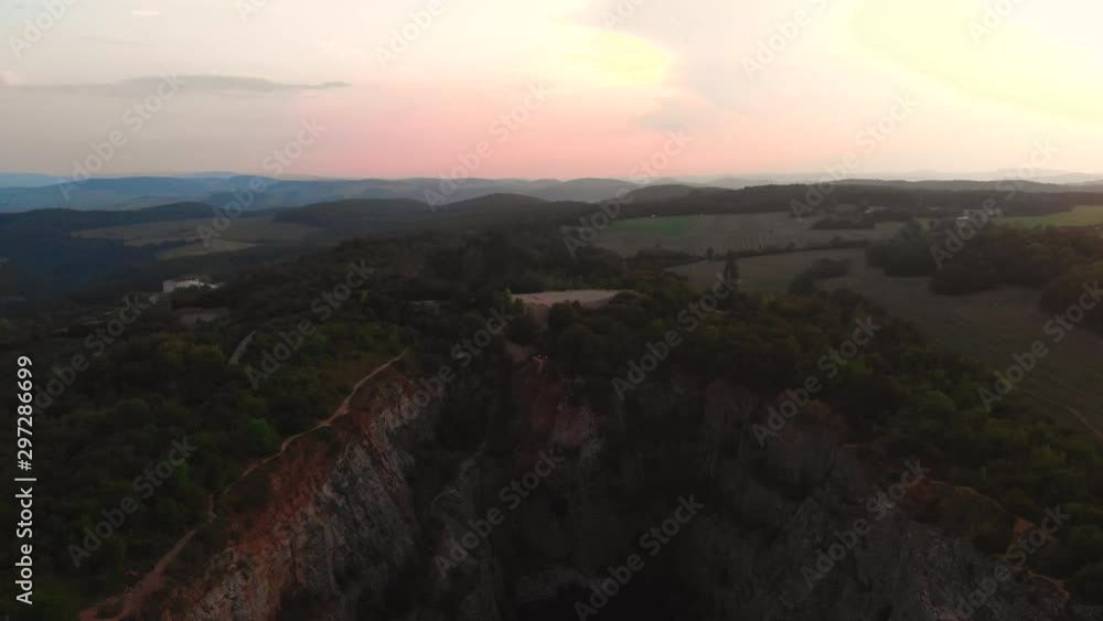 Velká Amerika aerial shot. Scenery, calm, relaxing, tourist.
Tilt down, sunrise, sunset. Velká Amerika aerial shot. Scenery, calm, relaxing, tourist.
Tilt down, sunrise, sunset.
