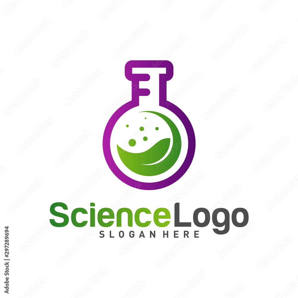 Nature Lab Logo Design Concept Vector. Creative Lab with leaf Logo Template. Icon Symbol Nature Lab Logo Design Concept Vector. Creative Lab with leaf Logo Template. Icon Symbol