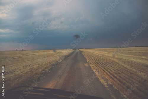 driving into the storm