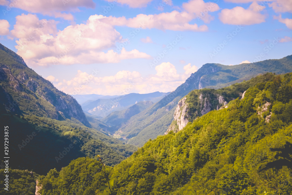 Fototapeta premium green mountains
