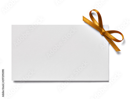 ribbon bow card note chirstmas celebration greeting invitation