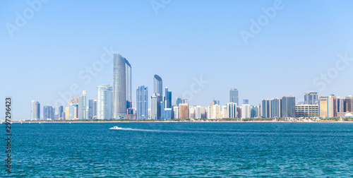 Modern Abu Dhabi cityscape