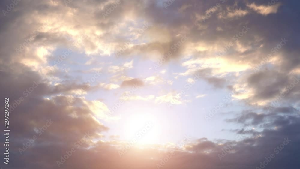Summer sky with only sun and clouds. Calm and beautiful nature scene as concept of freedom and stillness. Summer sky with only sun and clouds. Calm and beautiful nature scene as concept of freedom and stillness.
