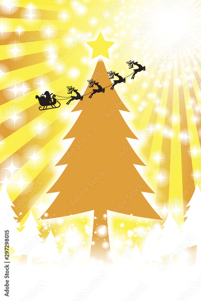 Background Wallpaper Vector Illustration Design Clip Art Free Size Happy Party Image ベクターイラスト背景 12月 冬のパーティー イベント クリスマス素材 クリスマスツリー 無料 商用 Vector De Stock Adobe Stock