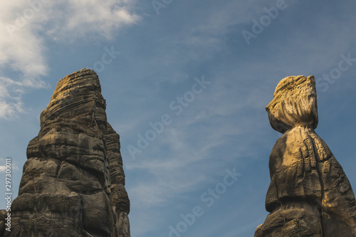 Winter Aderspach-Teplice Rocks, Czech republic