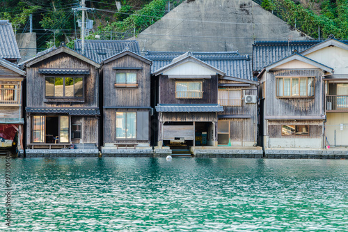 京都　伊根の舟屋