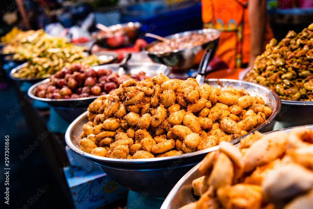 dried fruits in the market