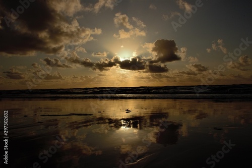 Photos The early evening sun over the Irish Sea