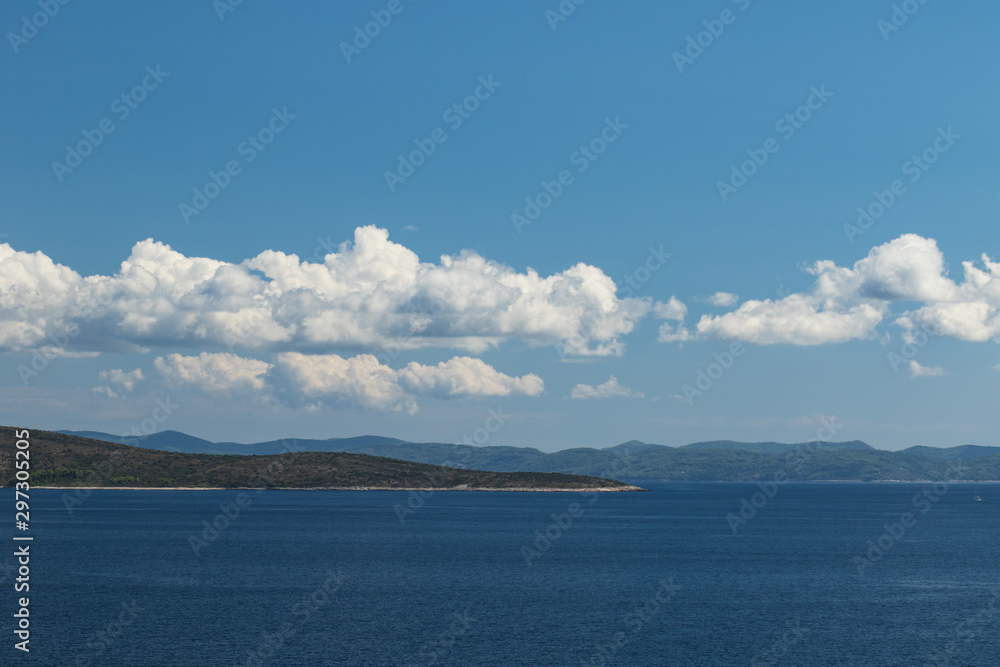 Coast of Hvar island, adriatic sea, Croatia