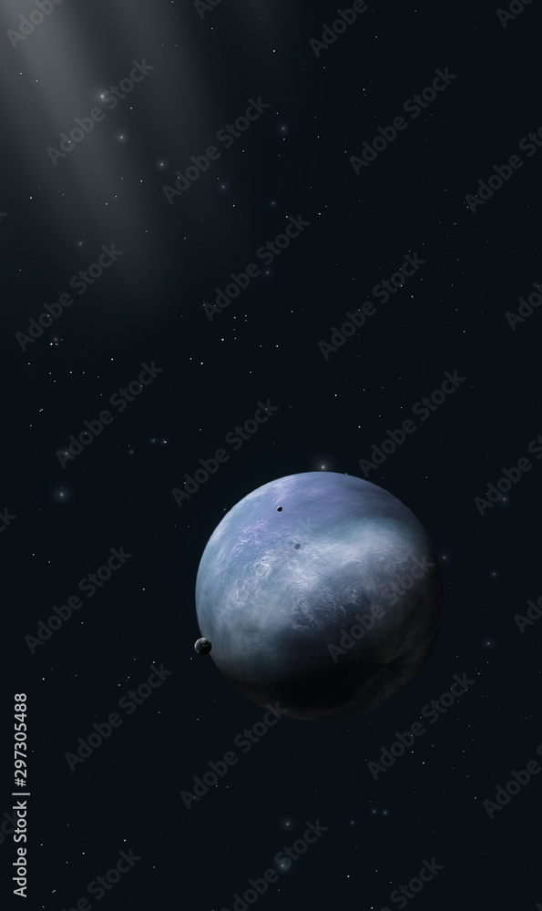 Obraz premium deep space imaginary background