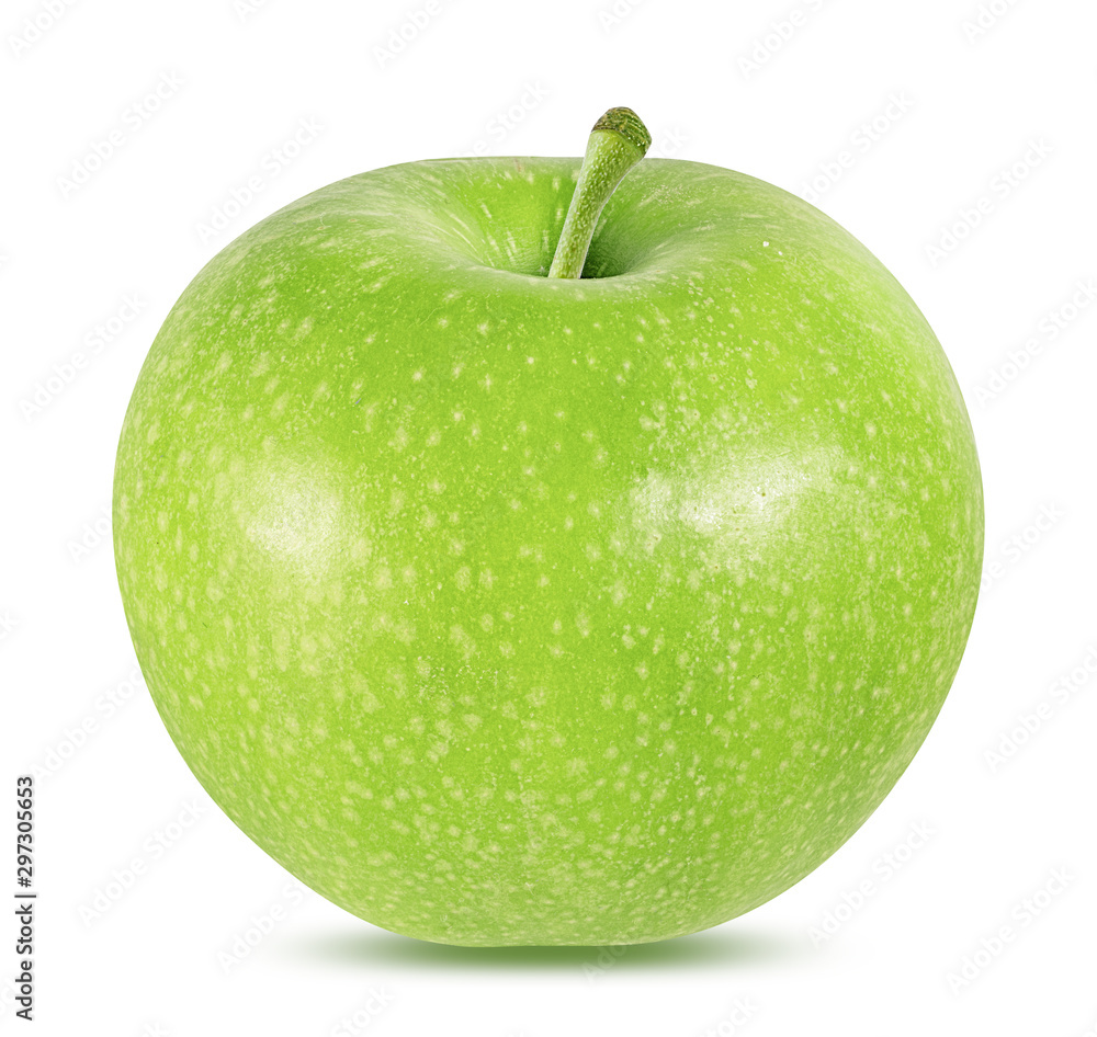 Fresh green apple isolated on white background with clipping path Fresh green apple isolated on white background with clipping path