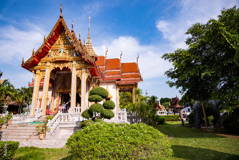 Naklejka premium temple in thailand