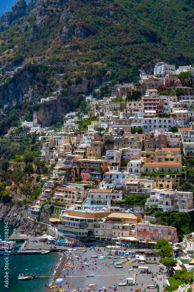 view of Positano italy