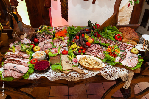 Catering table