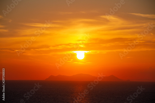 sunset over the sea © Joel