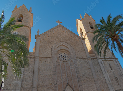 purissima xiquetachurch is a cultural icon of the Benissa town in Spain photo