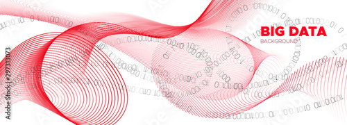Binary Number Wallpaper. White Tech Abstract. 