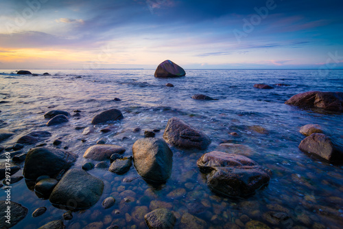 Sonnenuntergang am Meer - Ostsee auf Insel R  gen