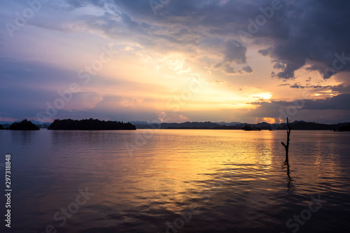 Pom Pee viewpoint at sunset and rays