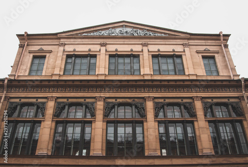 facade of old building