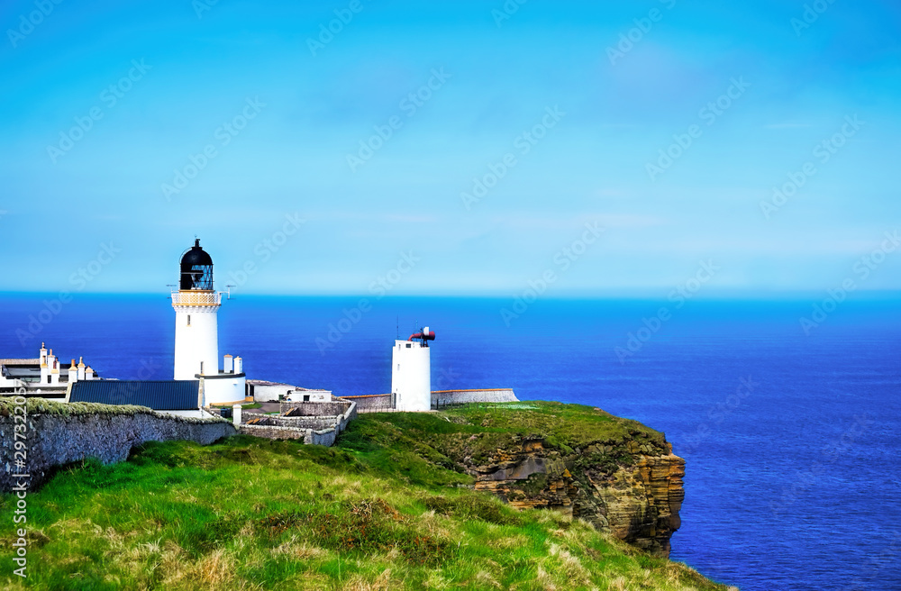 Dunnet Head lighthouse and the Pentland Firth