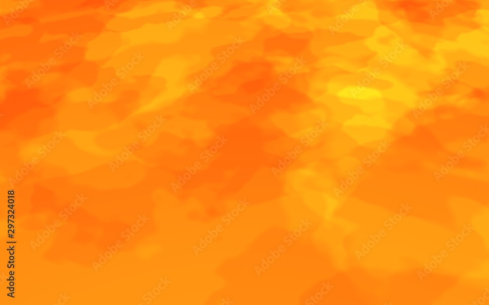 Abstract Fire Background with Flames. Wall of Fire. Glare on the water. 3D illustration - obrazy, fototapety, plakaty 