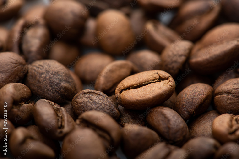 Coffee beans close-up background. Fresh roasted Coffee beans close-up background. Fresh roasted