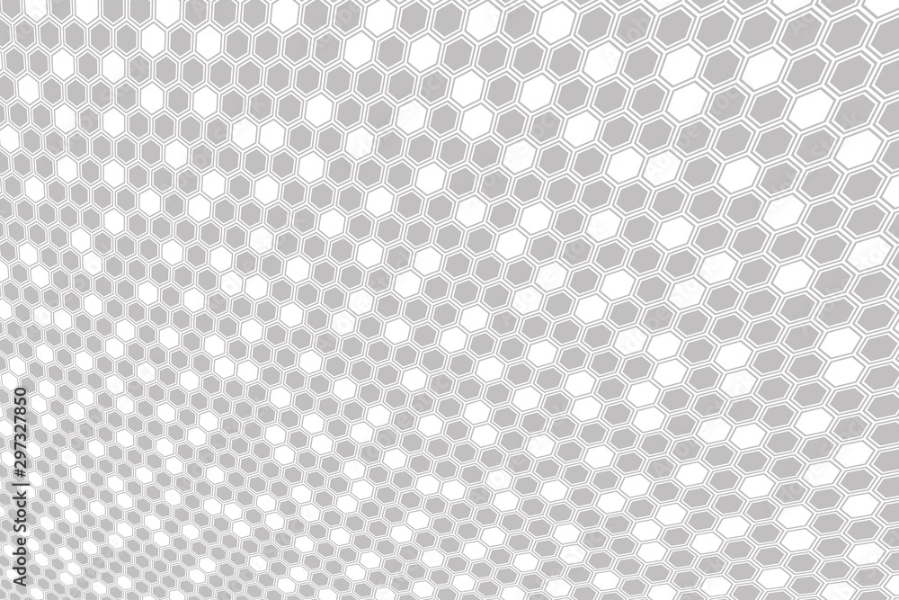 Abstract gray hexagonal background. Hexagonal cell texture. Abstract gray hexagonal background. Hexagonal cell texture.