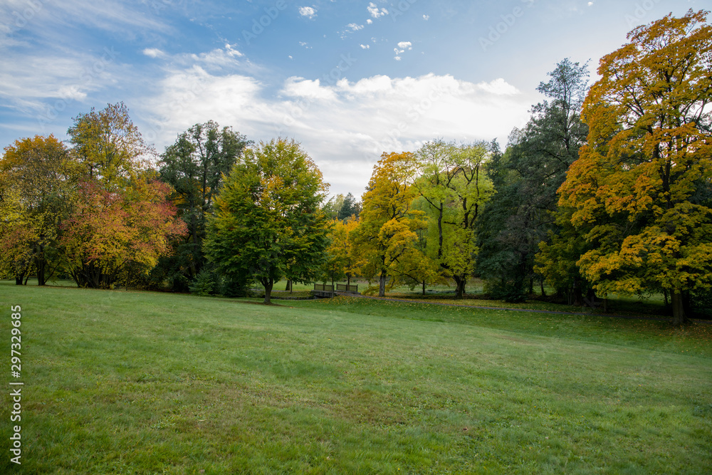 Naklejka premium Spa Park - Marianske Lazne (Marienbad) - Czech Republic