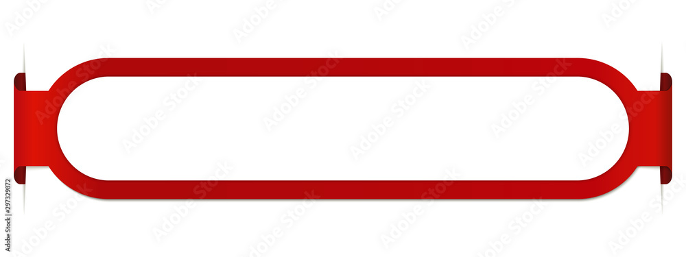 red banner with place for text red banner with place for text