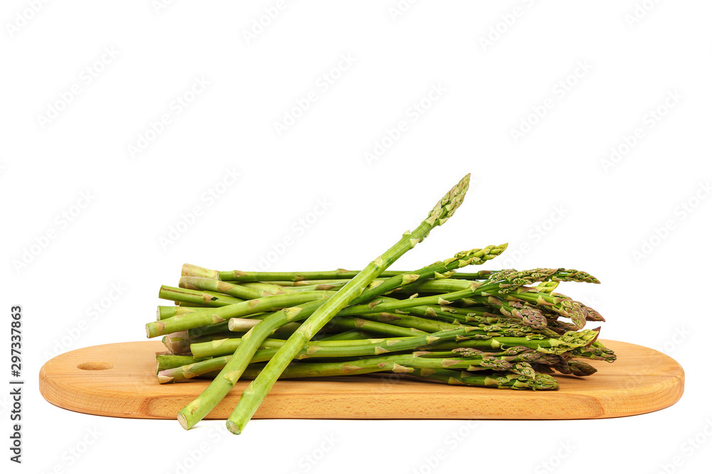 Fresh asparagus isolated on a white background Fresh asparagus isolated on a white background