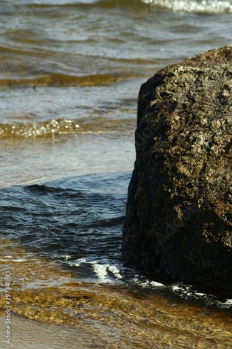 rock and sea