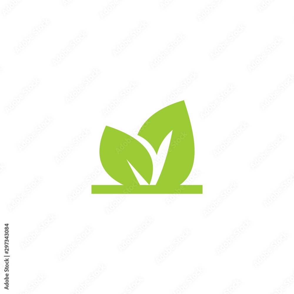 creative greeen leaf logo template creative greeen leaf logo template