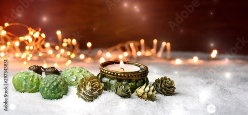 Weihnachtshintergrund mit K...