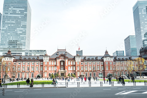 Photography TOKYO, JAPAN - March 25 2019: Tokyo Station in Tokyo, Japan