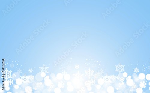 sfondo, elegante, natale, fiocchi di neve,