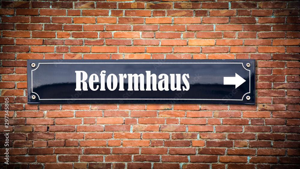 Fototapeta premium Schild 404 - Reformhaus