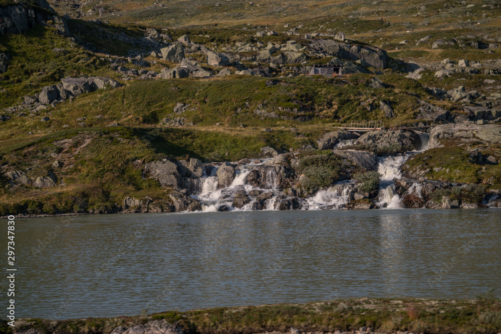 Wasserfall in Norwegen in der Nähe von Odda 