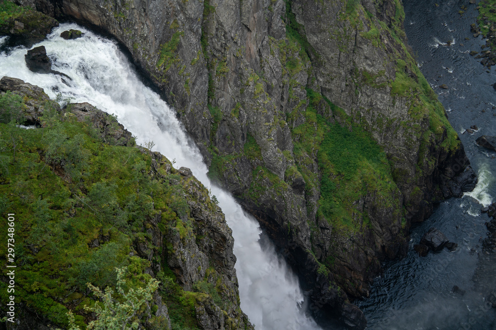 Wasserfall in Norwegen in der Nähe von Odda Wasserfall in Norwegen in der Nähe von Odda