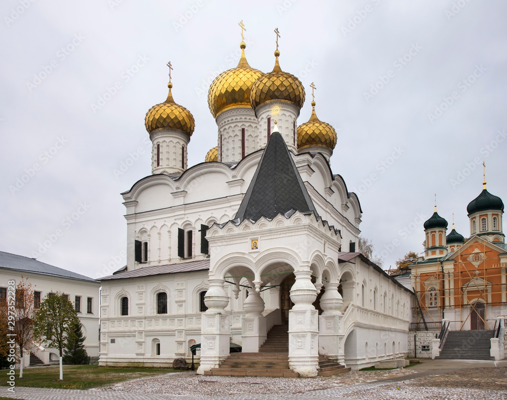Trinity cathedral of Holy Trinity Ipatiev (Hypatian) monastery in Kostroma. Russian